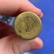 Load image into Gallery viewer, Original British Army WW1-WW2 SMLE Lee Enfield Brass Oil Bottle
