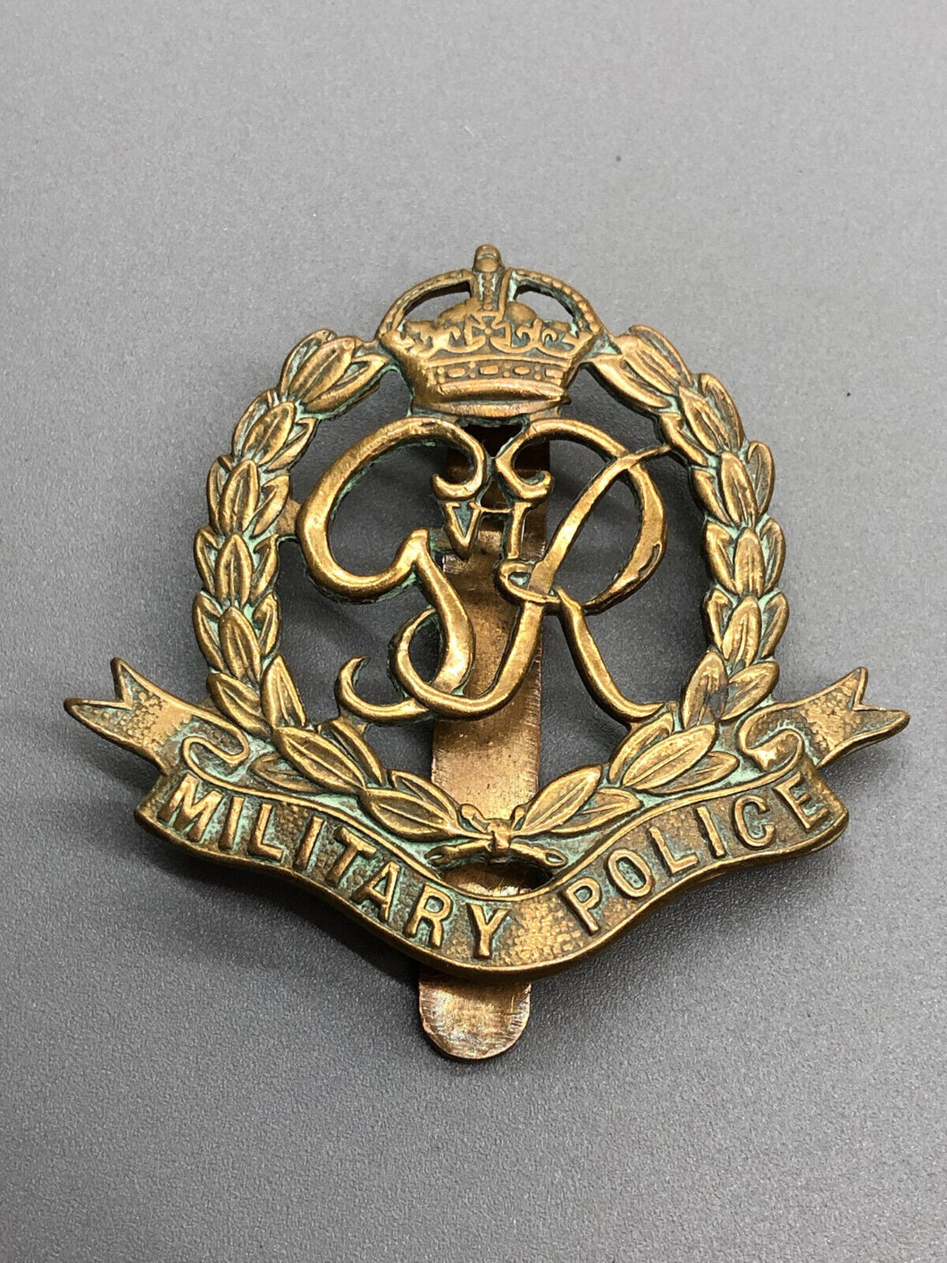 Original British Army WW2 Military Police Cap Badge