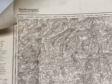 Load image into Gallery viewer, Original WW2 German Army Map of Cabmrai, France
