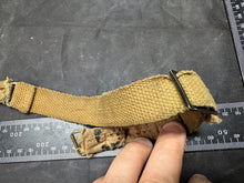 Load image into Gallery viewer, Original WW2 British Army Helmet Elasticated Early Chinstrap
