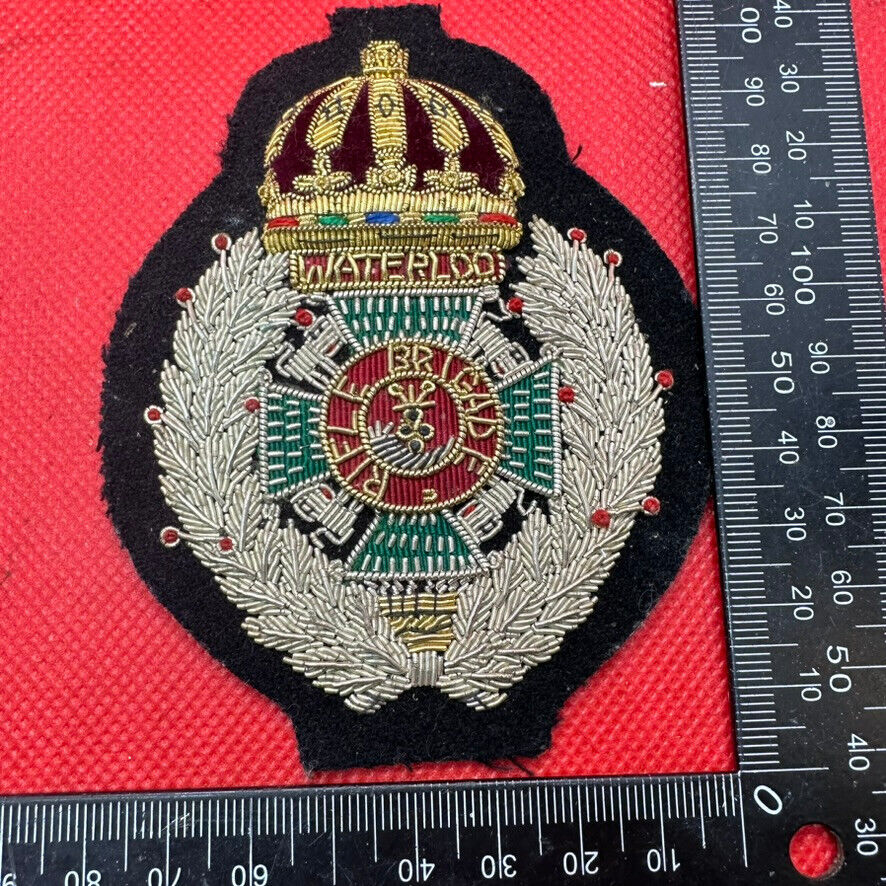 British Army Bullion Embroidered Blazer Badge - Rifle Brigade