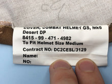 Lade das Bild in den Galerie-Viewer, NEW Genuine British Army GS Mk.6 Desert DPM Fabric Combat Cover - Medium
