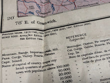 Load image into Gallery viewer, Original WW2 British Army / RAF Map - Wainganga
