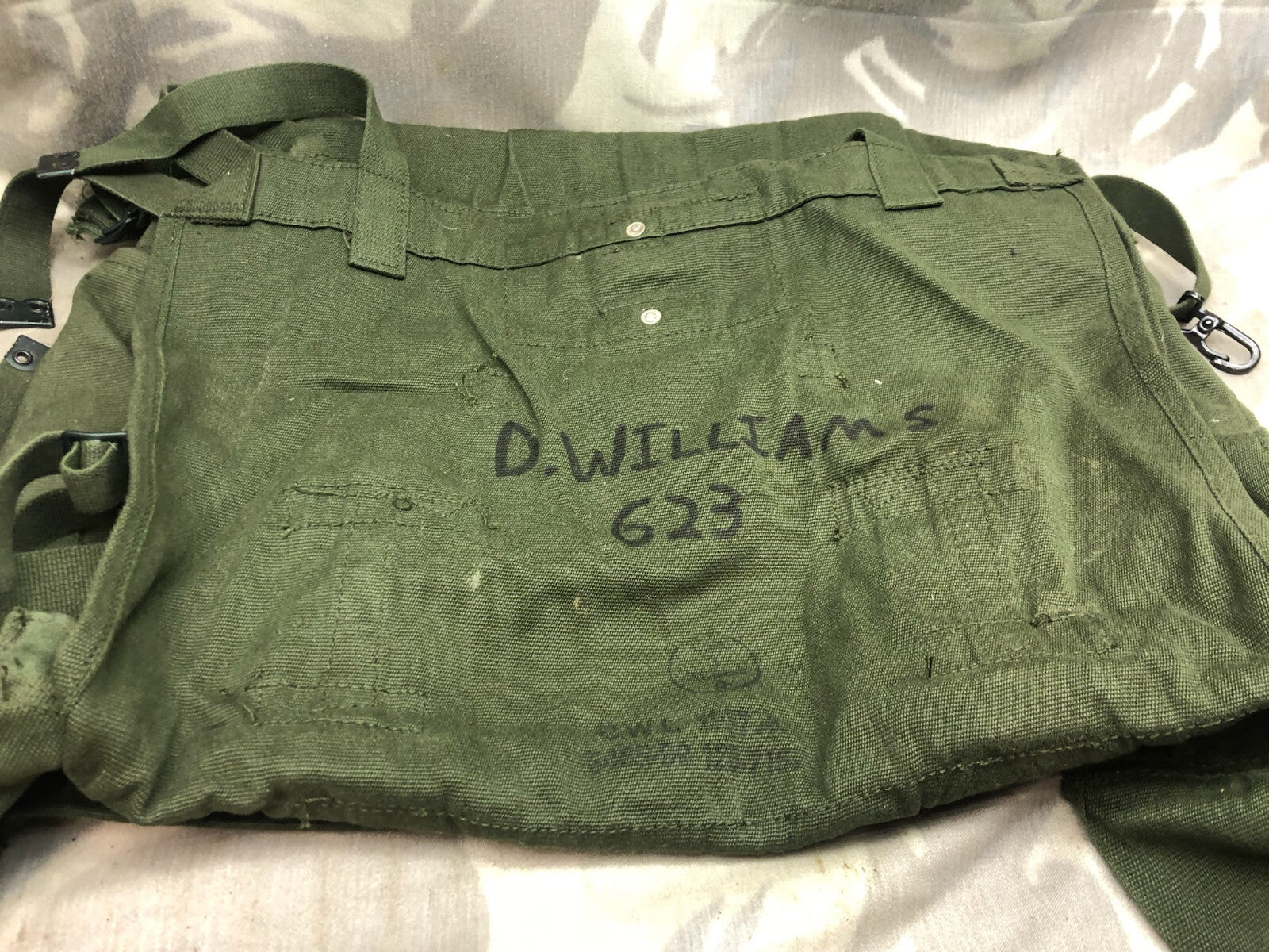 Genuine British Army 58 Pattern Webbing Large Pack - Great Condition! - The Militaria Shop