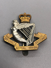 Load image into Gallery viewer, Genuine British Army 8th King&#39;s Royal Irish Hussars Cap Badge
