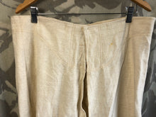 Load image into Gallery viewer, Original WW2 British Army Officers Long Johns / Shorts 1943 Dated 42&quot; Waist
