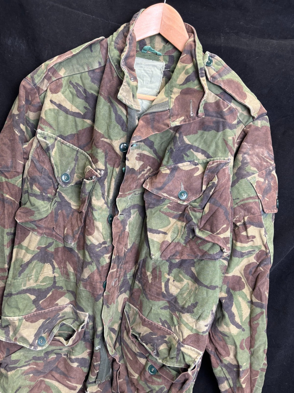 Surplus British Army DPM Pattern Camouflaged Smock Combat-180/96 - The Militaria Shop