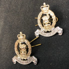 Original British Collar Badge Pair - Adjutant Generals Corps - The Militaria Shop