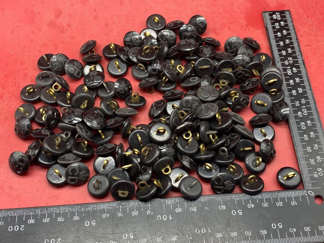 Very Large Quantity of Original WW2 British Home Front Civil Defence CD Buttons