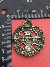 Load image into Gallery viewer, Original British Army Rifle Brigade (The Prince Consorts Own) Cap Badge Brooched
