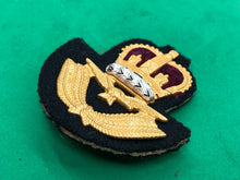 Load image into Gallery viewer, Genuine British Royal Air Force RAF Officers Cap Badge
