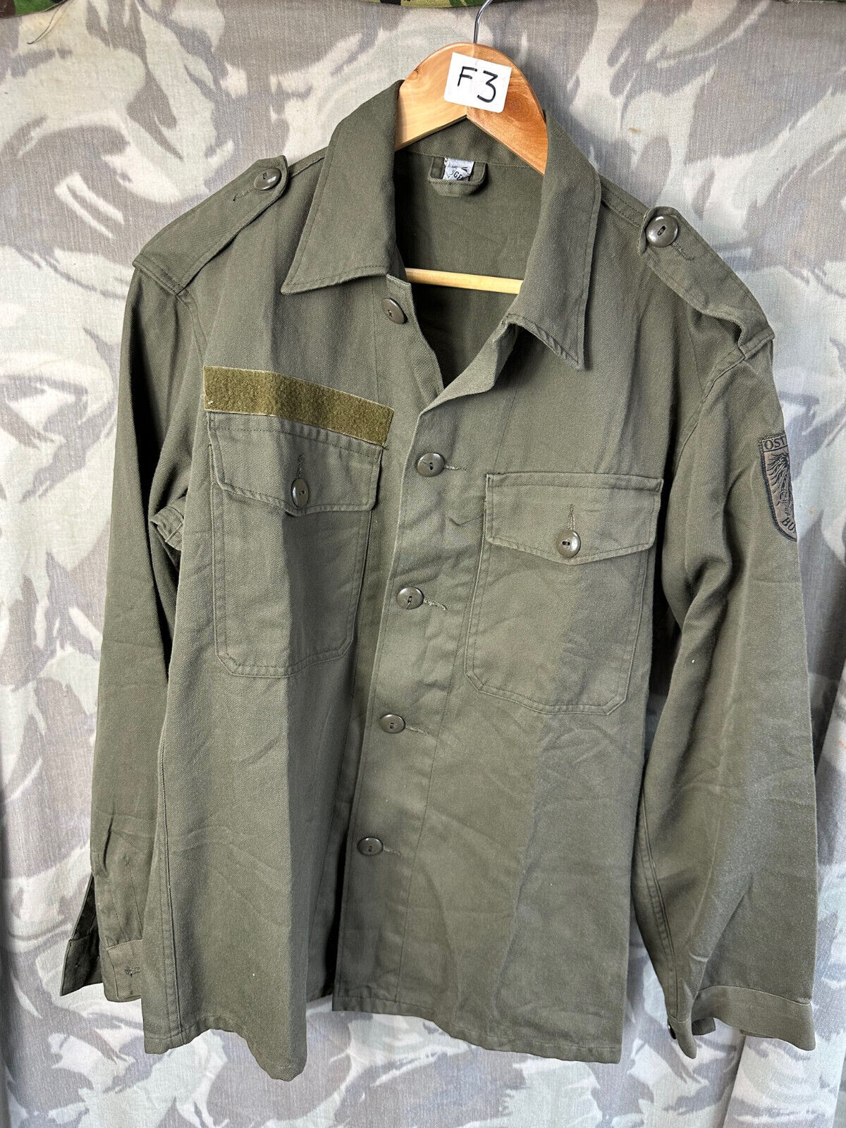 Genuine Austrian Army Cold War Era Pilots Combat Shirt & Insignia-96-1 ...