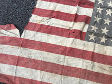 Load image into Gallery viewer, Original WW2 US Army 48 Stars &amp; Stripes Flag - Well Worn
