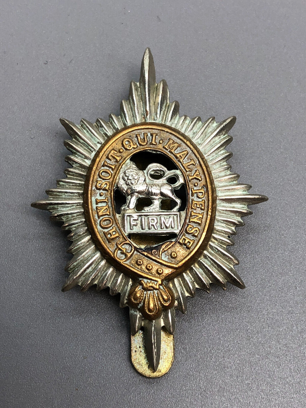 Original WW2 British Army Worcestershire Regiment Cap Badge