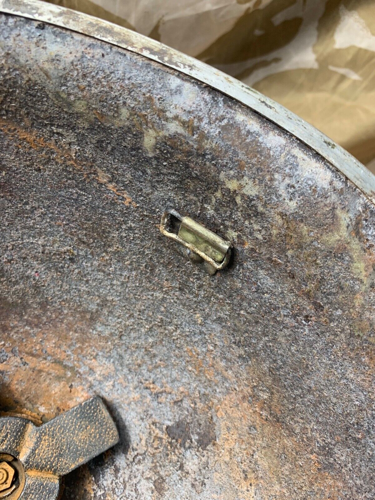 WW2 Mk3 High Rivet Turtle - British / Canadian Army Helmet - Nice Original - The Militaria Shop