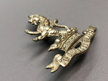 Load image into Gallery viewer, Original WW1 British Army 7th Dragoon Guards Regiment Cap Badge
