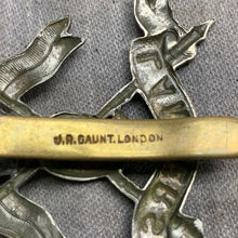 Load image into Gallery viewer, Original WW2 9th Queen&#39;s Royal Lancers British Army Cap Badge
