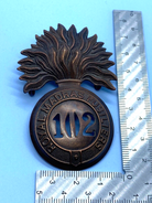 Original British Indian Army 102nd Battalion - Royal Madras Fusiliers Badge - The Militaria Shop
