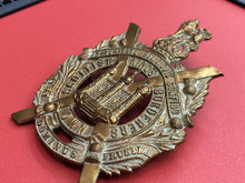 Load image into Gallery viewer, Original WW1 British Army Cap Badge - King&#39;s Own Scottish Borderers -Kings Crown
