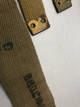 Load image into Gallery viewer, Original WW2 37 Patternn Webbing British Army L Strap Set - WW2 Dated
