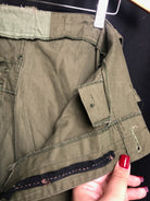 British Army OD Green Lightweight Combat Trousers - Size 28" Waist - The Militaria Shop