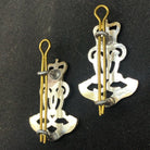 Original British Collar Badge Pair - The Queen's Own Hussars - The Militaria Shop