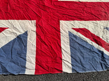 Load image into Gallery viewer, Original WW2 British Union Jack Flag - British Made - Large Size - 170x106cm
