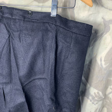 Load image into Gallery viewer, New Old Stock - Genuine British Civil Defence Serge Blue Trousers 42&quot;/43&quot; Waist
