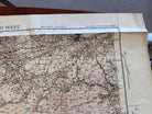 Original WW2 British Army GSGS OS Map of Scotland - South West - The Militaria Shop