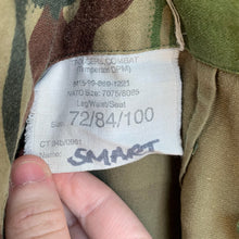 Lade das Bild in den Galerie-Viewer, Britische Armee DPM Camouflage Hose für gemäßigte Temperaturen - 72/84/100 - Vintage Kleidung
