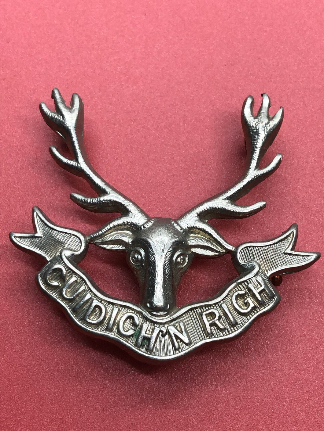 Genuine British Army Cap Badge - Seaforth Highlanders