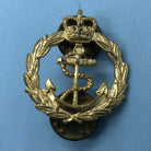 Original British Army Cap Badge - RN Chief Petty Officer - The Militaria Shop