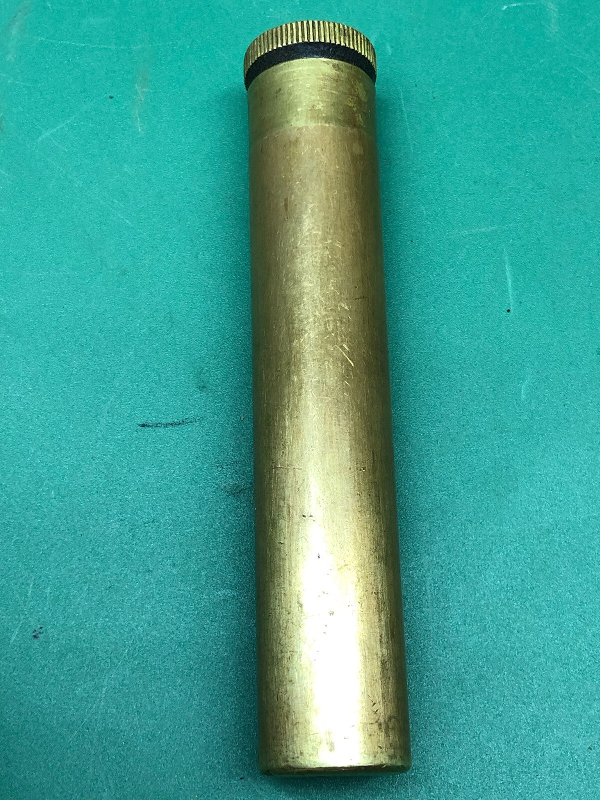 Original WW1 British Army SLME Lee Enfield Brass Oil Bottle - The Militaria Shop