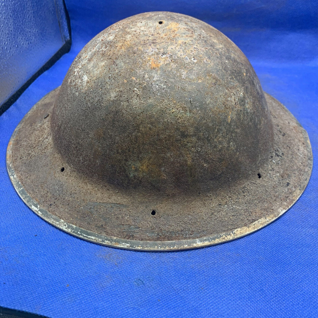 Original British Army Mk2 Combat Helmet - Untouched WW2 Example