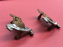 Load image into Gallery viewer, Original WW2 British Army RAPC Royal Army Pay Corps Collar Badges Pair
