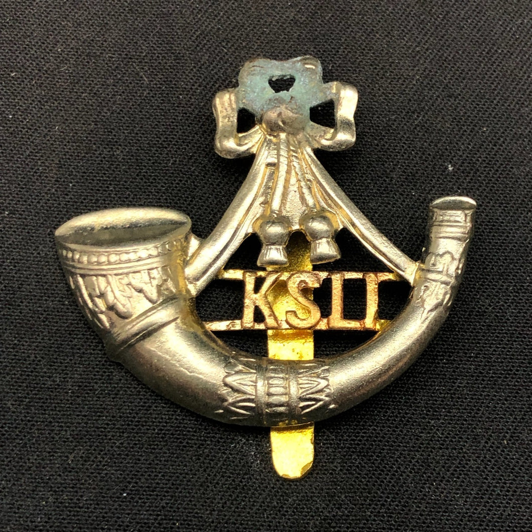 Original British Army Cap Badge - King's Shropshire Light Infantry - The Militaria Shop