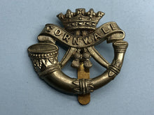 Load image into Gallery viewer, Original WW2 British Army Duke of Cornwall&#39;s Light Infantry Cap Badge
