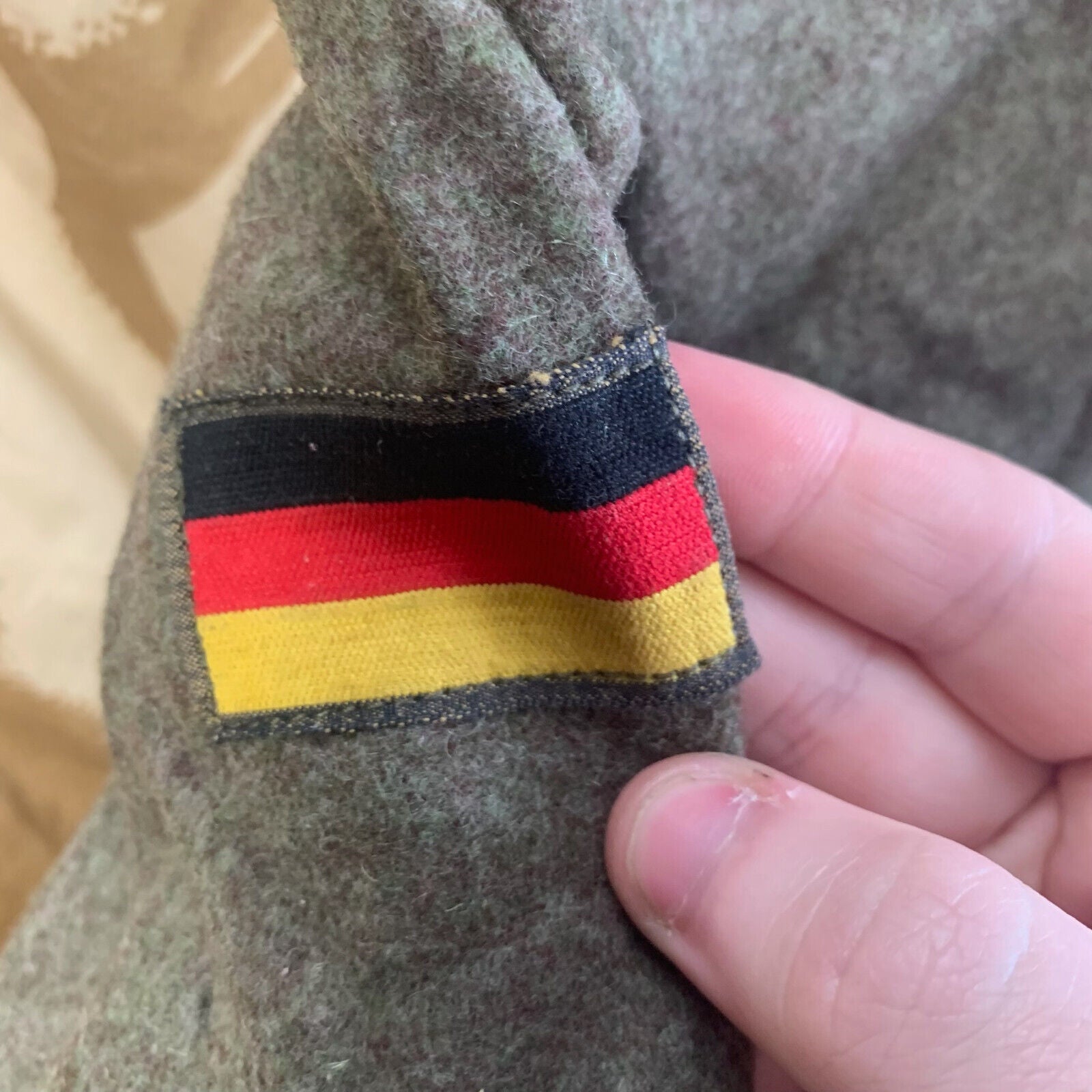 West German Field Jacket Green Wool Shirt Military Uniform Germany - 162/92 - The Militaria Shop