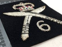 Load image into Gallery viewer, British Army Bullion Embroidered Blazer Badge - 6th Gurkha Regiment
