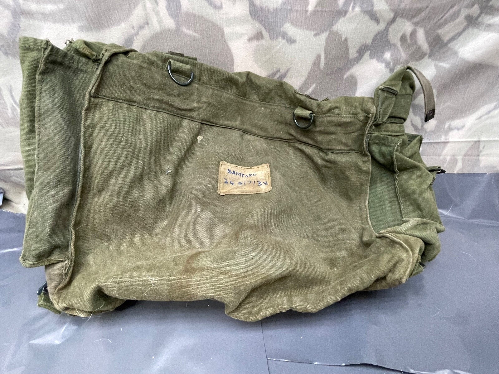 Original British Army 58 Pattern Webbing Large Pack - The Militaria Shop
