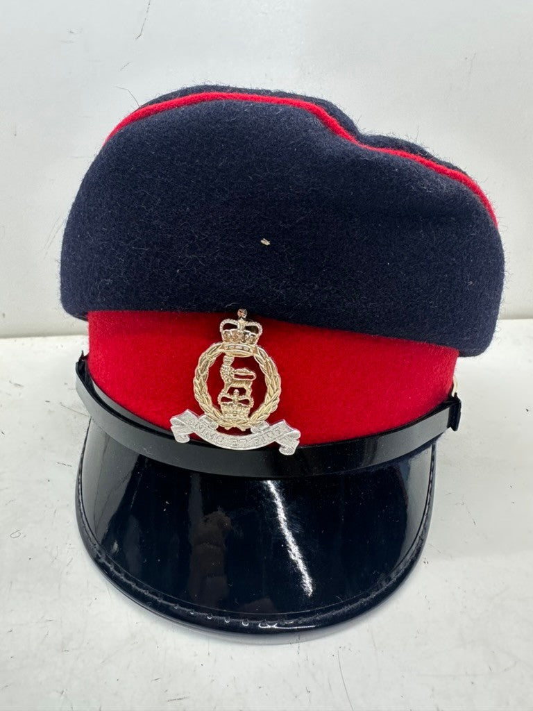 Genuine British Army Peaked Dress Cap - Adjutant General's Corps - Size 52cm - The Militaria Shop