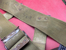 Charger l&#39;image dans la galerie, Original WW1 British Army 1908 Pattern Webbing Belt - Kings Own Scottish Borders
