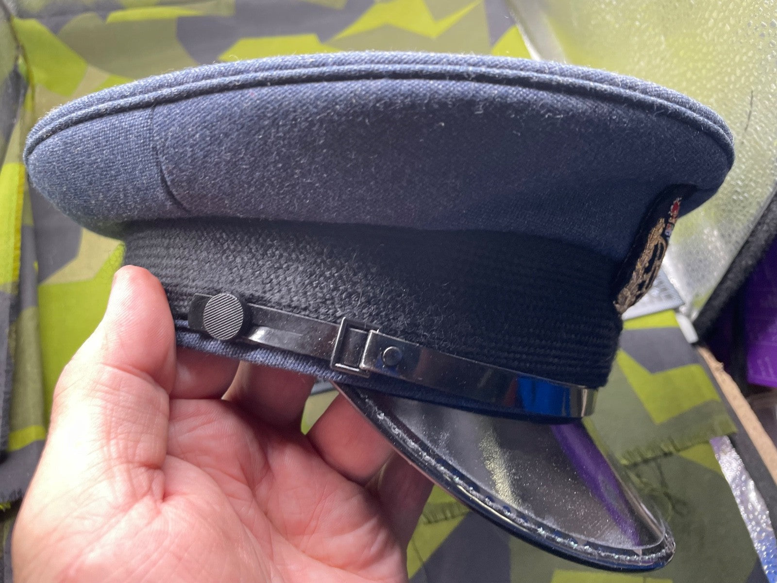 RAF  Air Force ピークドキャップ　放出品 RAF Royal Air Force ピークドキャップ 放出品 - メルカリ