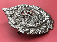 Load image into Gallery viewer, Original WW2 British Army Cap Badge - Argyll &amp; Sutherland Highlanders Regiment
