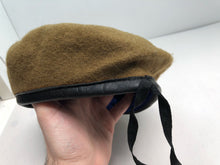 Charger l&#39;image dans la galerie, Genuine British Army Khaki Guards Regimental Beret Hat - Size 59cm
