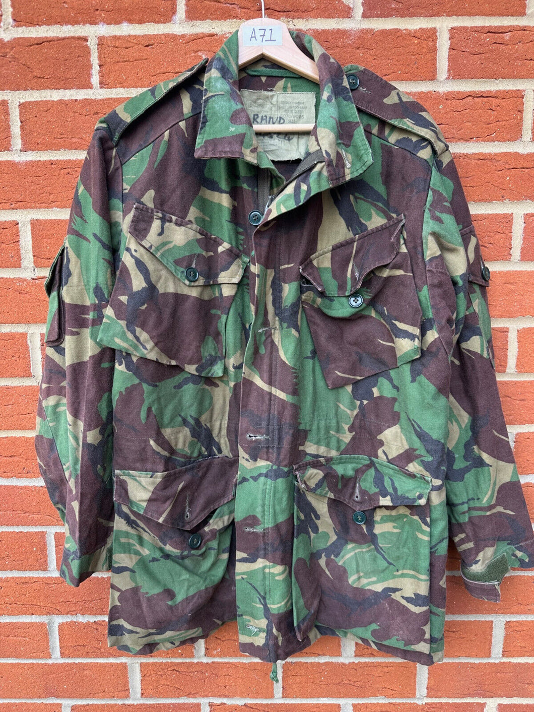 Genuine British Army DPM Camouflaged Combat Smock Jacket - Size 170/96