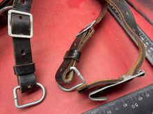 Load image into Gallery viewer, Original Post WW2 German Army Y-Straps in Leather with Metal Fittings
