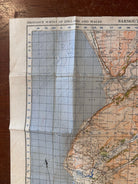 Original WW2 British Army OS Map of Great Britain - Barmouth & Aberystwyth - The Militaria Shop
