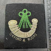 Load image into Gallery viewer, British Army Bullion Embroidered Blazer Badge - Oxford &amp; Bucks - Ox &amp; Bucks LI
