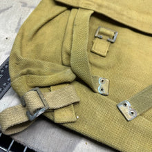 Load image into Gallery viewer, Original WW2 British Army Large Pack &amp; Straps - 37 Pattern Webbing
